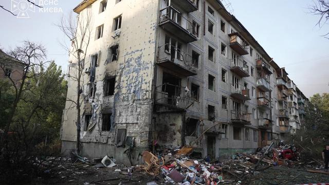 Наслідки балістичного удару по Києву