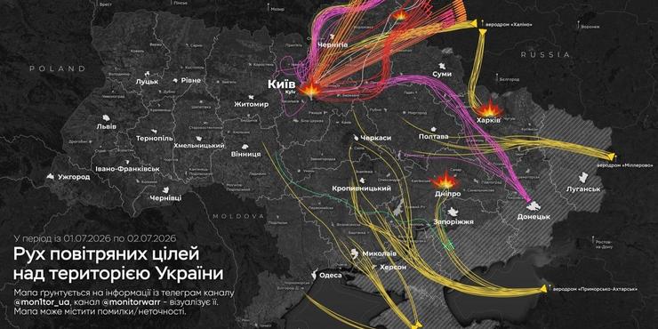 Росія запустила по Україні 74 ракети і 496 БпЛА різних типів: в Повітряних силах розповіли про особливість цієї атаки