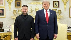 Володимир Зеленський та Дональд Трамп