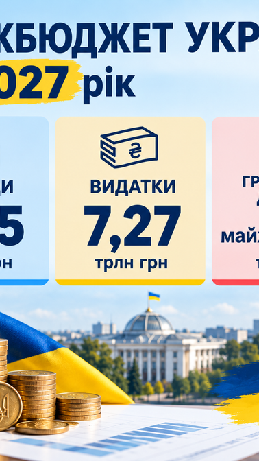 Проєкт держбюджету на 2027 рік: аналізуємо непідкріплені доходи, рекордні видатки на оборону та нові податки Проєкт держбюджету на 2027 рік: аналізуємо непідкріплені доходи, рекордні видатки на оборону та нові податки