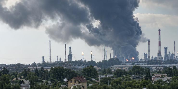 Ударні дрони влучили в НПЗ Омська, що за 2500 км від України