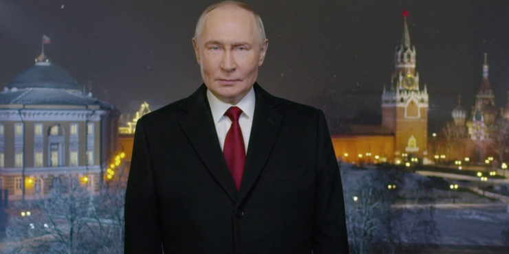 Путін у новорічному зверненні прославляв свою армію і агітував воювати проти України