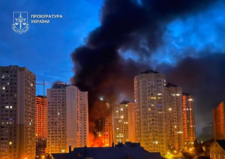Наслідки атаки на Київ Наслідки атаки на Київ