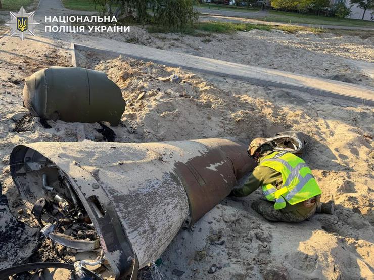 Розмінування ракети на Дарниці