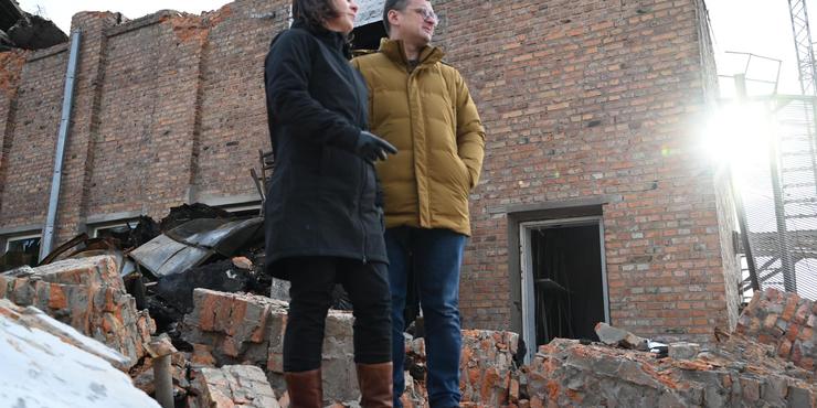 Символ божевілля: Голова МЗС Німеччини розповіла про воєнний Харків