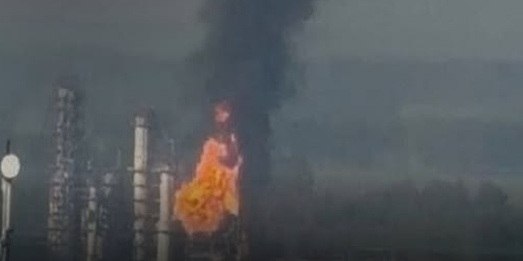 У Генштабі ЗСУ підтвердили успішну атаку на НПЗ "Лукойл" у російському Кстові