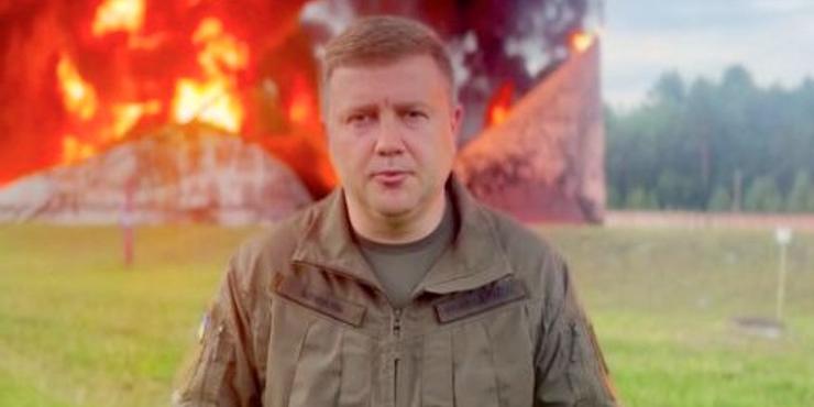 Російські дрони атакували Рівненщину: в ОВА показали палаючу нафтобазу