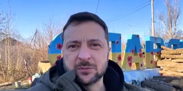 Зеленський у Слов‘янську привітав військових з Днем ЗСУ