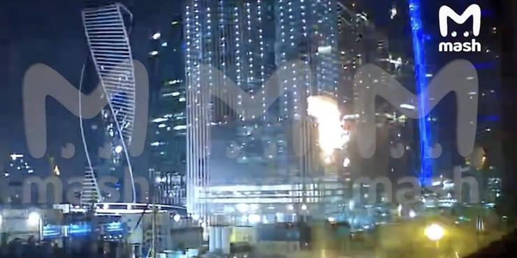 Безпілотник вчергове влучив у вежу “Москва-Сіті”: що відомо