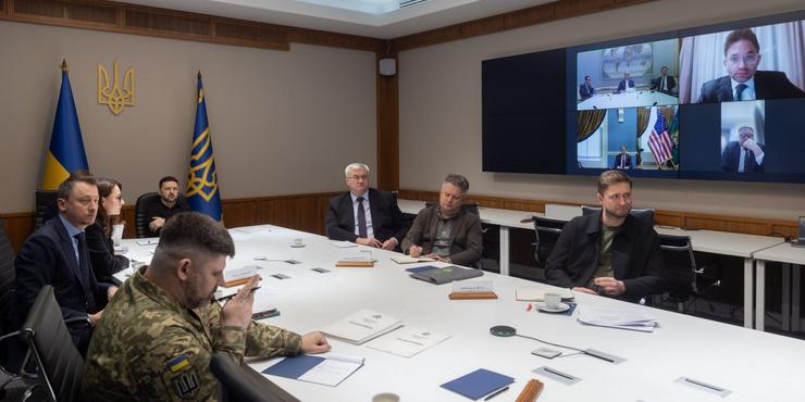 Зеленський обговорив із Кушнером, Фінком та Бессентом 20 пунктів миру, гарантії безпеки та відбудову