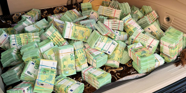 У постачальника продуктів для Міноборони виявили майже 5 млн євро “чорної” готівки