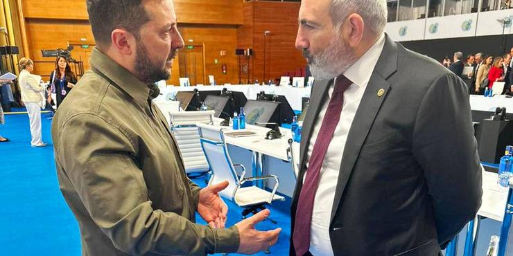 Зеленський вперше зустрівся з прем’єром Вірменії Пашиняном: що обговорили