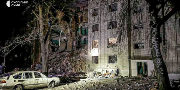 На Сумщині після удару РФ вже восьмеро загиблих: під завалами можуть бути ще щонайменше п'ятеро людей