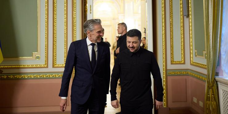 У Києві Зеленський обговорив з прем’єром Нідерландів захист України і оборонні проєкти