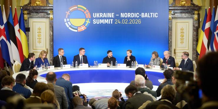 У Києві лідери NB8 у спільній заяві оголосили про 12,5 млрд євро військової допомоги Україні у 2026 році