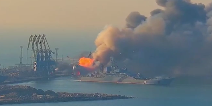 Залужний нагадав, як рік тому ЗСУ завдали ракетного удару по російських суднах у Бердянську