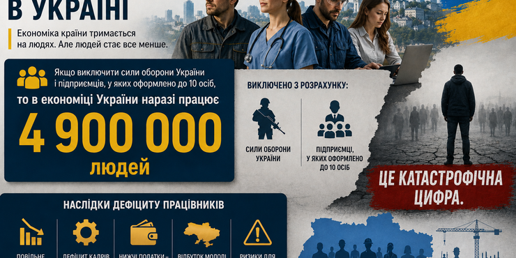 В Україні працює лише 4 млн 900 тис. людей. Це катастрофічна цифра Комітет Ради: “В Україні працює лише 4 млн 900 тис. людей. Це катастрофічна цифра”