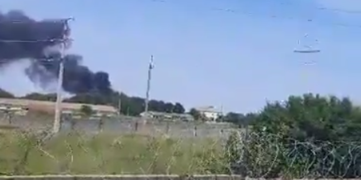 Повітряні сили України підтвердили знищення бази окупантів у Генічеську