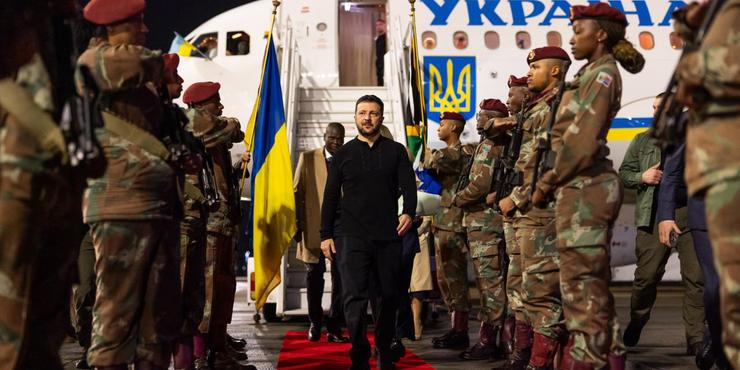 Зеленський скасував частину свого візиту до ПАР через масовану атаку РФ на Україну