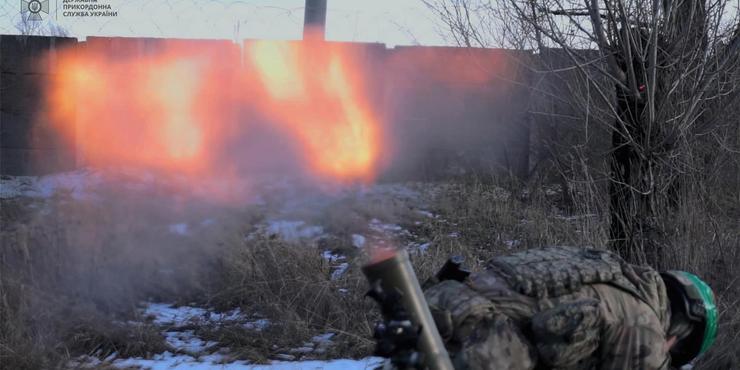 Прикордонники накрили мінометним вогнем скупчення російських окупантів на Донеччині