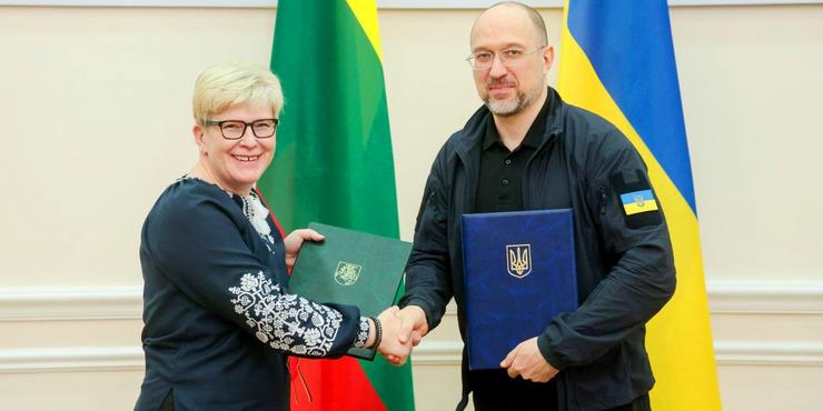 Литва планує затвердити трирічний план військової допомоги Україні: подробиці візиту прем’єрки Шимоніте