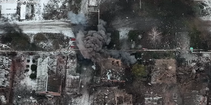 ЗСУ показали, як підірвали штаб та польовий склад "вагнерівців" у Соледарі