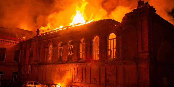 Влучання у Запорізький університет Влучання у Запорізький університет