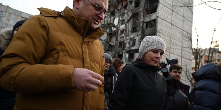 Голова МЗС Німеччини відвідала Харків: Візит тримали у таємниці до останнього