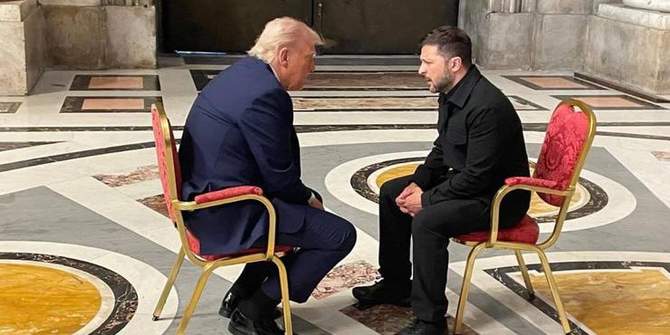 Трамп Зеленський у Ватикані