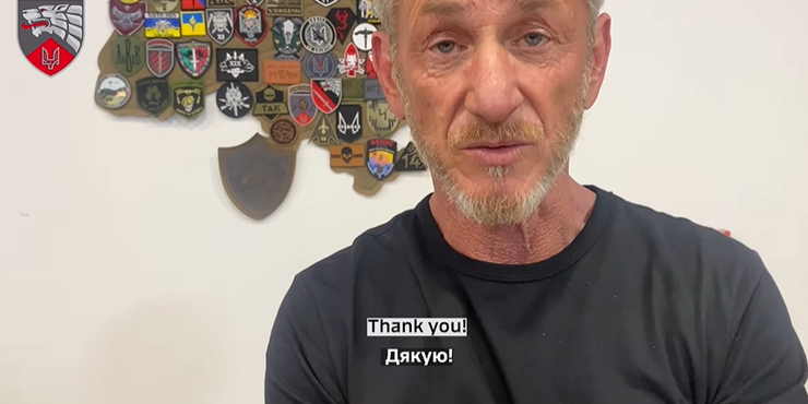 Голлівудський актор і режисер Шон Пенн приїхав до українських спецпризначенців під Кропивницький
