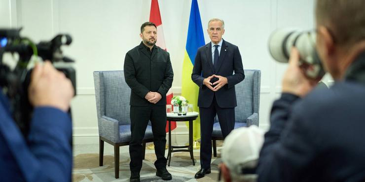Володимир Зеленський та Марк Карні