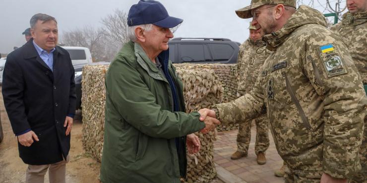 Сенатор-демократ Рід приїхав на Одещину з'ясувати потреби ДПСУ для підсилення їхніх підрозділів