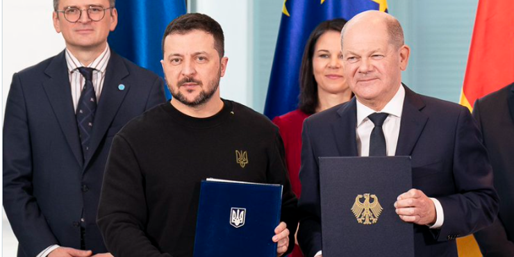 Україна та Німеччина підписали угоду про безпекову співпрацю: Шольц назвав подію історичною