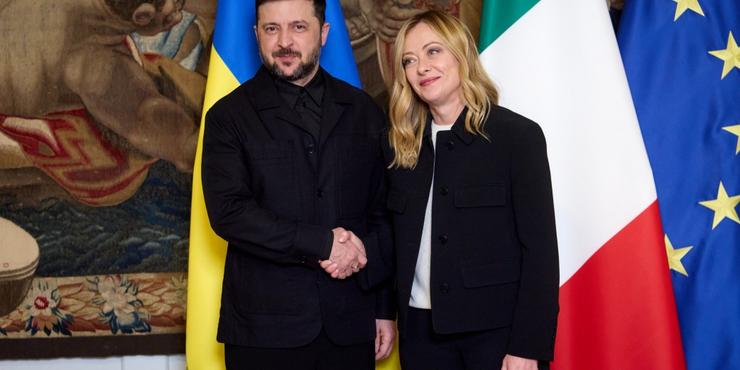Мелоні півтори години переконувала Зеленського розглянути поступки Росії — ЗМІ