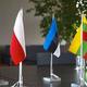 Прапори країн Балтії та Польщі