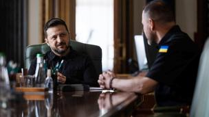 Президент України Володимир Зеленський і секретар РНБО Ігор Клименко