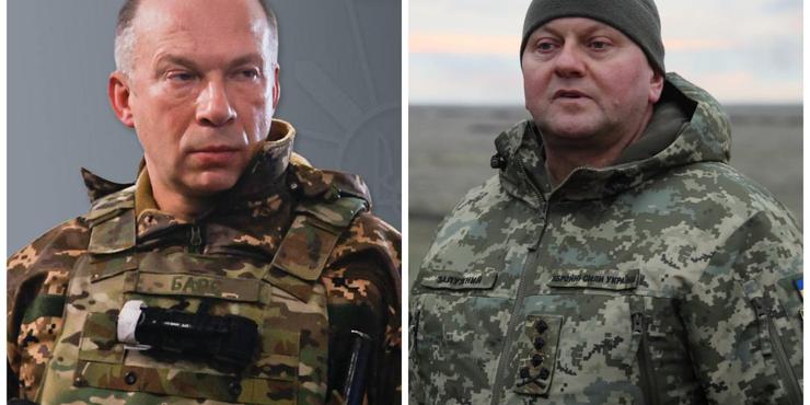 Залужний і Сирський висловилися за продовження оборонної операції у Бахмуті