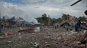 Ракетний удар по виставці дронів на Київщині