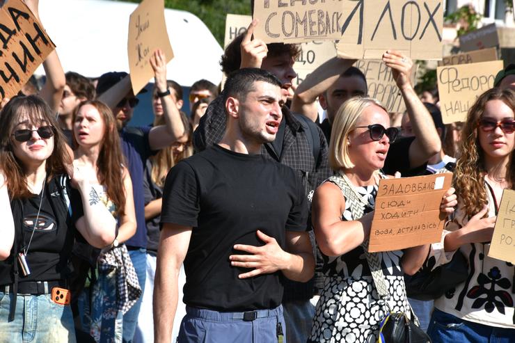 У Києві протестують проти відставки Федорова мітинг у Києві
