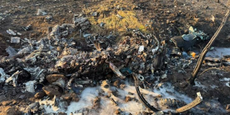 Місце падіння МіГ-29 на Одещині