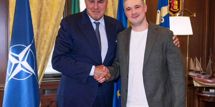 Ексміністр оборони України Михайло Федоров і міністр оборони Італії Гвідо Крозетто