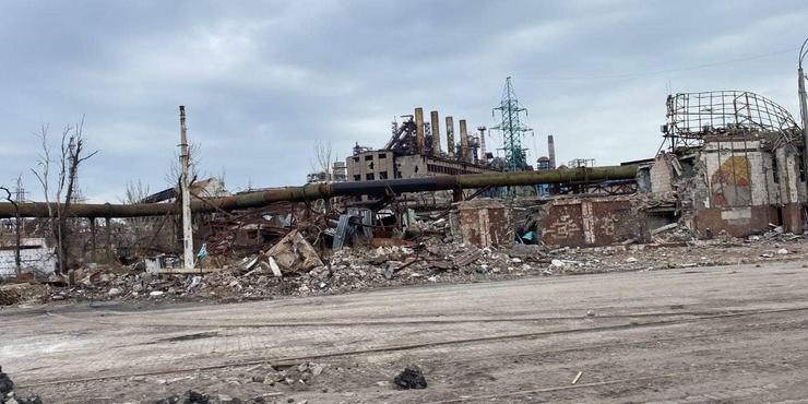 Як зараз виглядає меткомбінат "Азовсталь" у Маріуполі