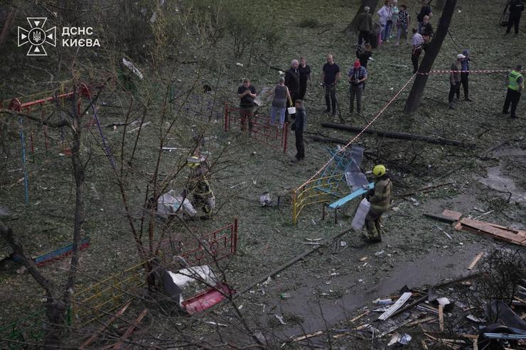 Балістичний удар по Києву Балістичний удар по Києву