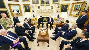 Зустріч української делегації з Трампом