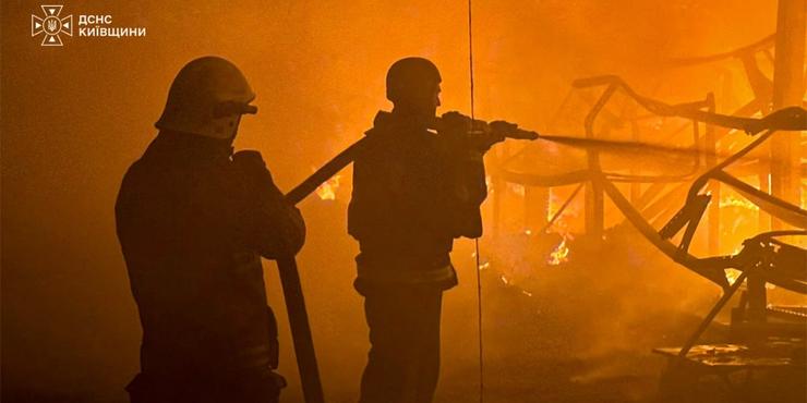 Наслідки атаки на Київщину Наслідки атаки на Київщину