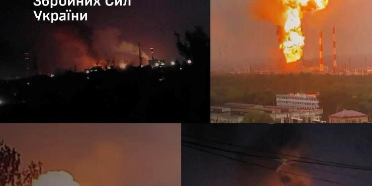 Відповідь на обстріли: українські дрони атакували НПЗ та військові об’єкти в РФ