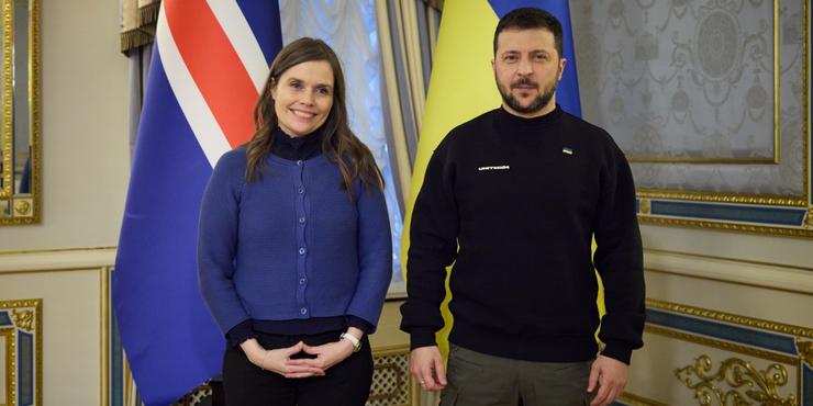 Зеленський зустрівся з прем'єркою Ісландії: про що говорили