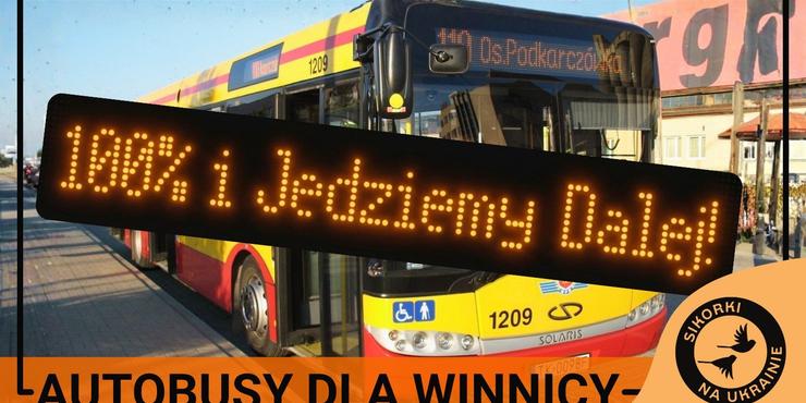 У Польщі волонтери всього за кілька днів зібрали гроші, щоб викупити скандальні автобуси для Вінниці