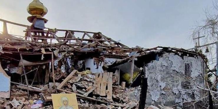 Російська армія на Великдень обстріляла ракетами Запоріжжя і зруйнувала храм