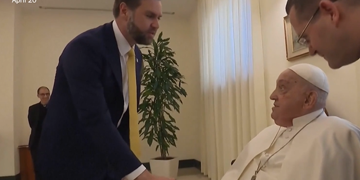 Венс прокоментував смерть Папи Франциска, до якого їздив на Великдень: він був дуже хворим